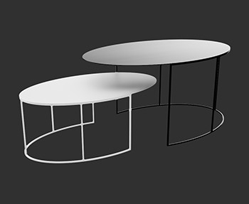 茶几边几咖啡桌SketchUp草图大师SU模型下载0091