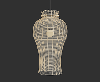 吊灯照明灯具SketchUp草图大师SU模型下载202300049