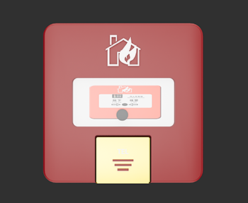 火警报警器SketchUp草图大师SU模型下载202302310