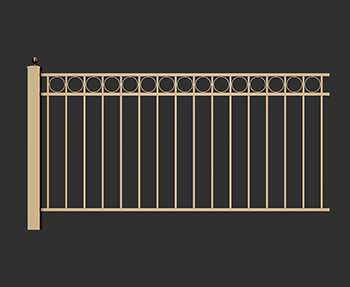 铁艺栏杆SketchUp草图大师SU模型下载202307399