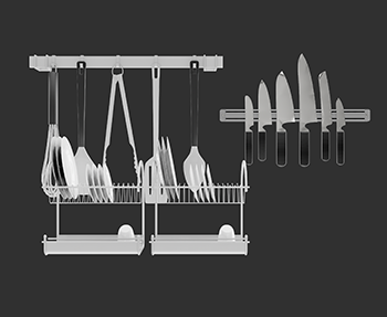 厨房用品SketchUp草图大师SU模型下载202303037