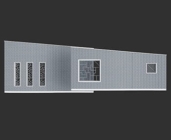 新中式景墙围墙SketchUp草图大师SU模型下载202307230