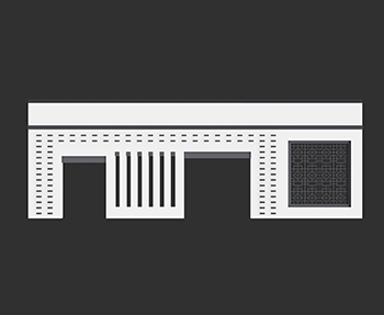 新中式景墙SketchUp草图大师SU模型下载202307245