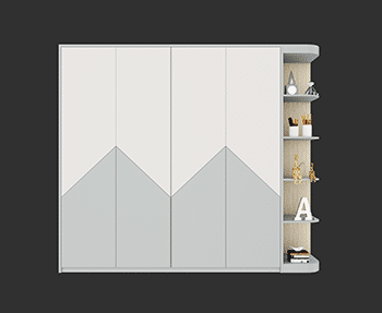 儿童衣柜SketchUp草图大师SU模型下载202408203