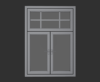 窗户SketchUp草图大师SU模型下载07643