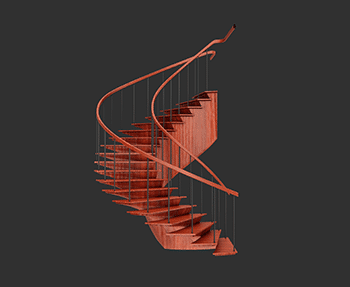 Enscape楼梯SketchUp草图大师模型下载07678