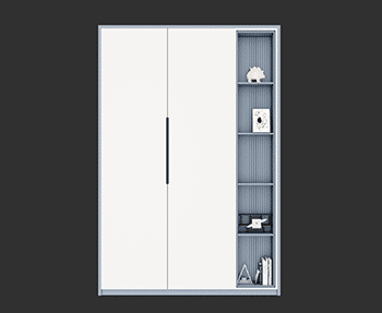 儿童衣柜SketchUp草图大师SU模型下载202408198