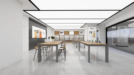 Enscap手机店场景SketchUp草图大师模型下载1322